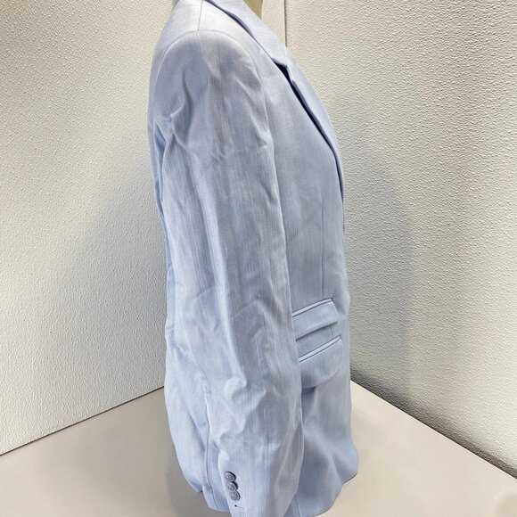 NEW THE KOOPLES Women’s Two-Button Tend Blazer Light Spring Blue Size 42 - Picture 3 of 12
